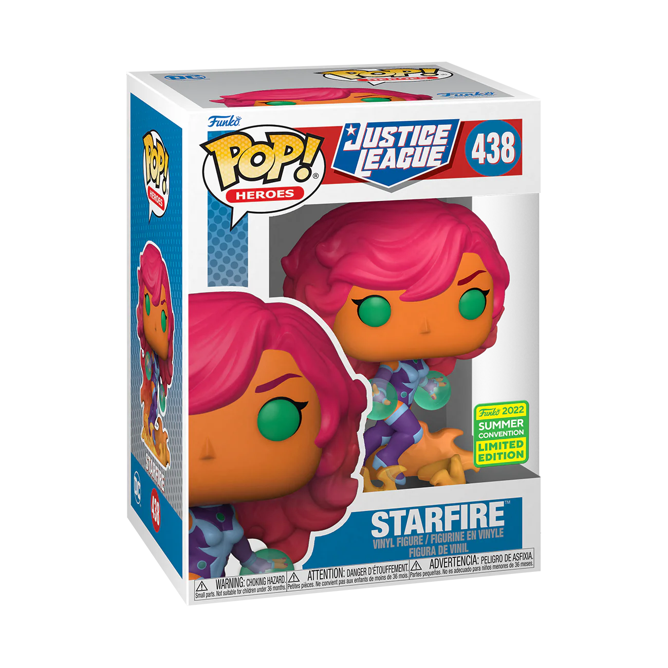 Funko Exc : DC Comics Justice League - Star Fire (438) (SDCC2022) - Image 2