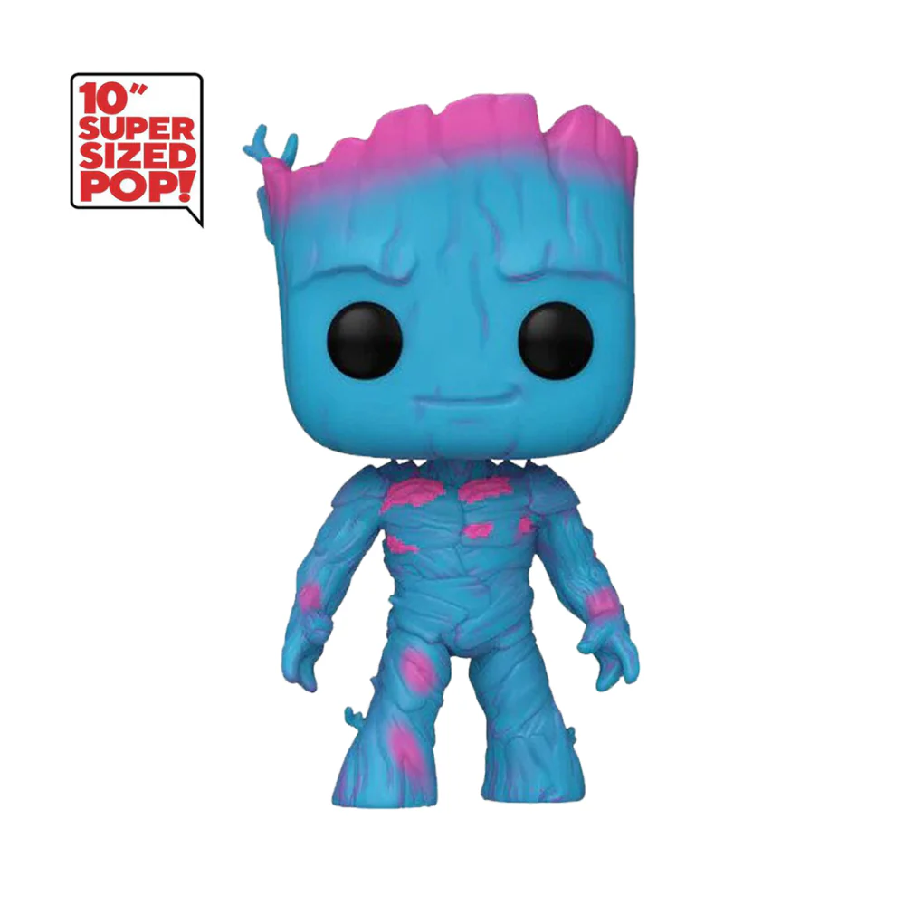 Funko Pop 10" Marvel: Guardian of the Galaxy 3 - Groot (BLKLT)