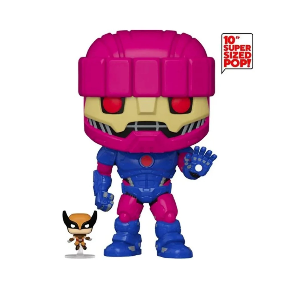 Funko 10" Marvel : Xmen - Sentinel with Wolverine (Chance of Chase)