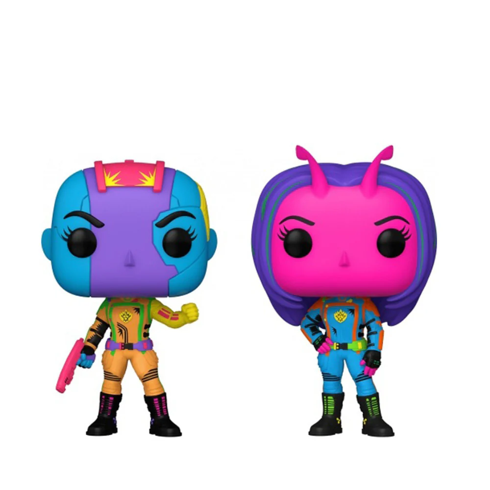 Funko 2 Pack : Marvel: Guardian of the Galaxy 3 - Nebula and Mantis (Black Light)