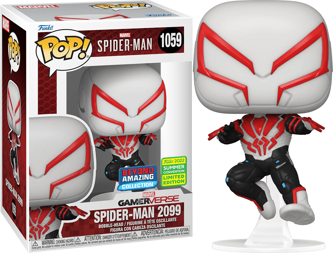 Funko Exc : Marvel Spider Man Gamer Verse - Spider Man 2099 (1059) (SDCC2022) - Image 2
