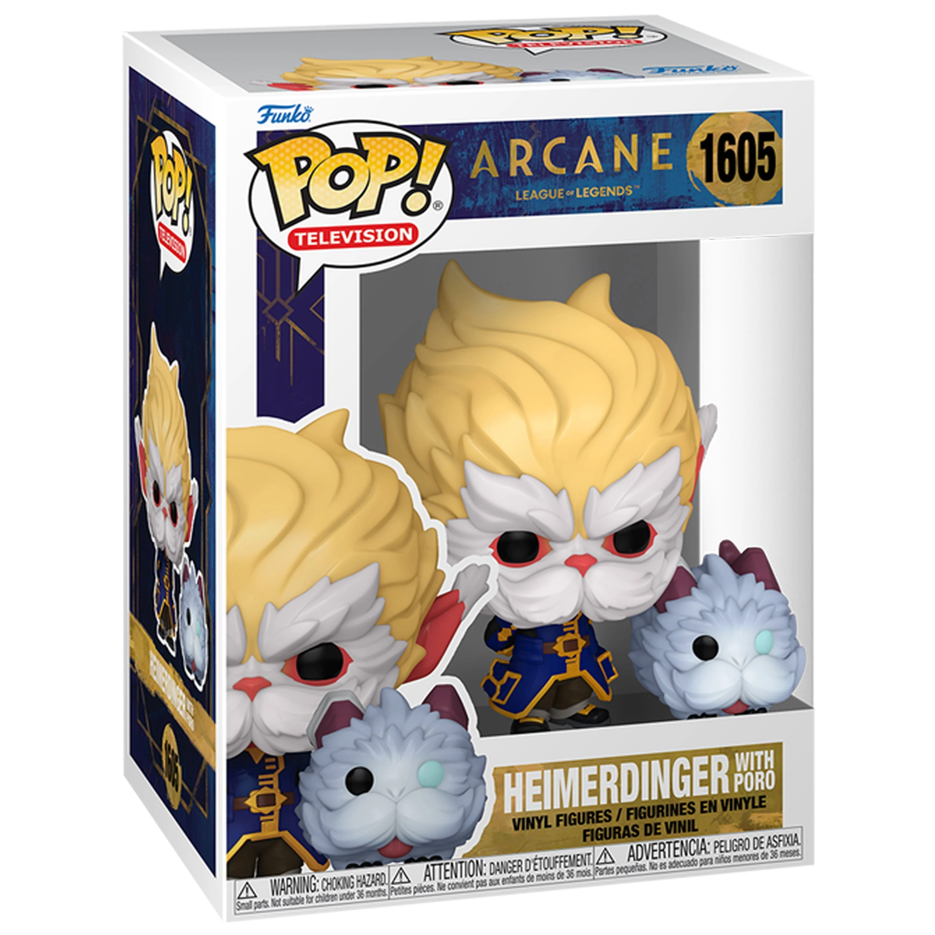 Funko Pop Tv: Arcane Lol S1 - Heimerdinger w/Poro - Image 2