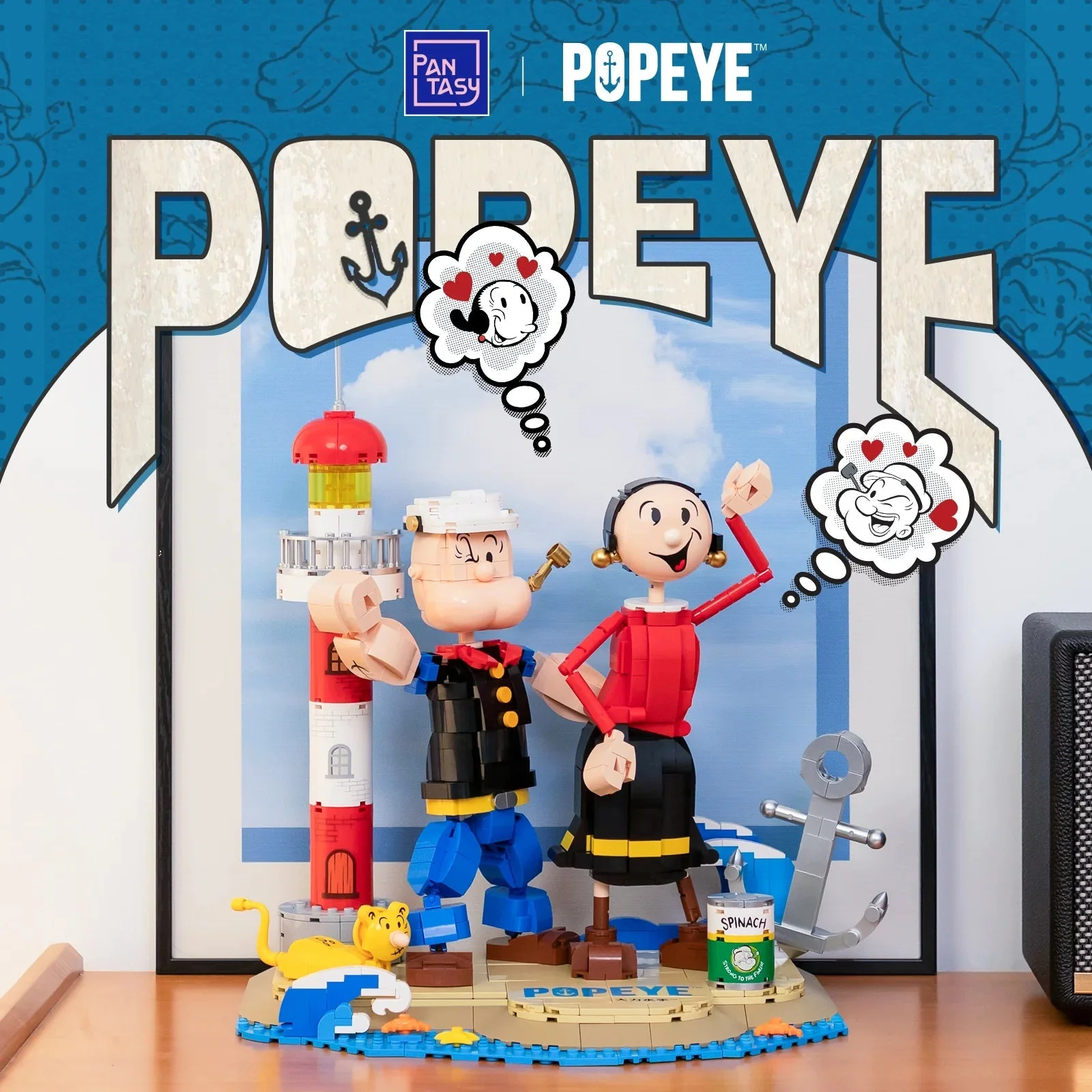 POPEYE·WITH OLIVER Brick Figures By Pantasy - Image 2