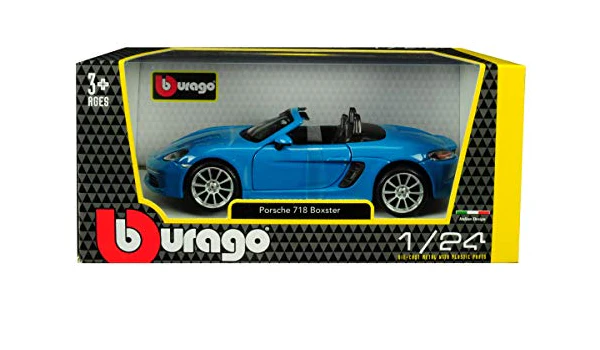 Porsche 718 Boxster - 1:24 Collezione (A) w/o stand Diecast Cars by Bburago - Image 2