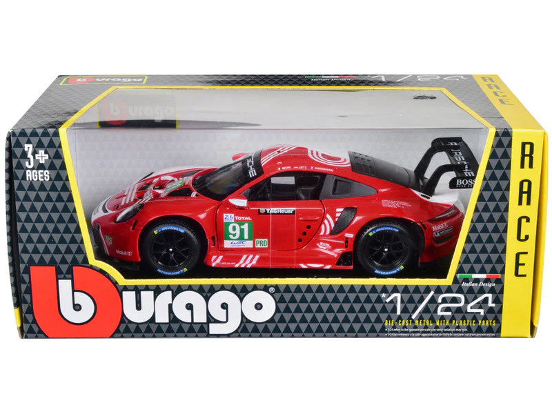 Porsche 911 RSR LM 2020 - 1:24 Racing Diecast Cars by Bburago - Image 2