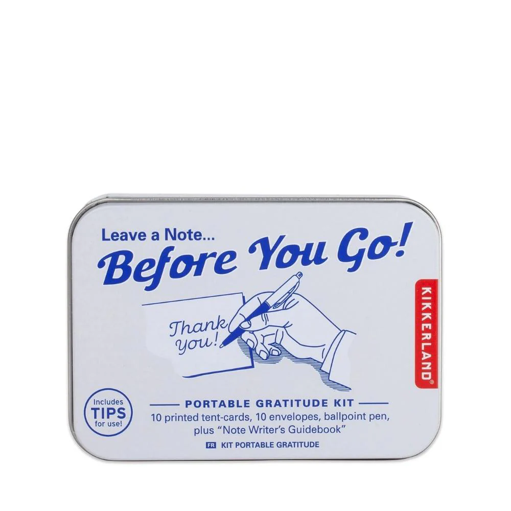 Portable Gratitude Kit by Kikkerland