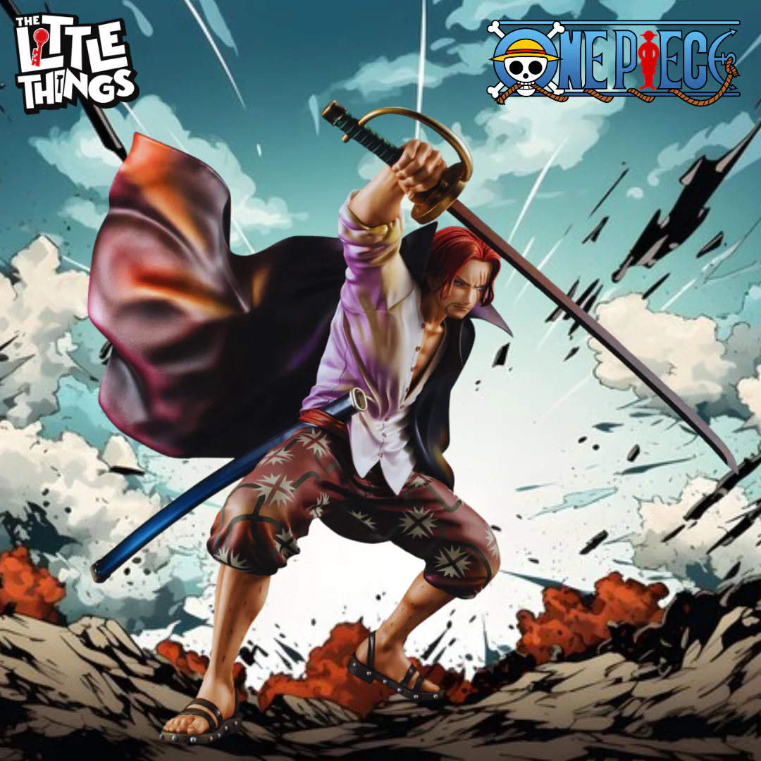 One Piece Playback Memories Red-Haired Shanks Portrait.Of.Pirates Figure by Megahouse - Image 5