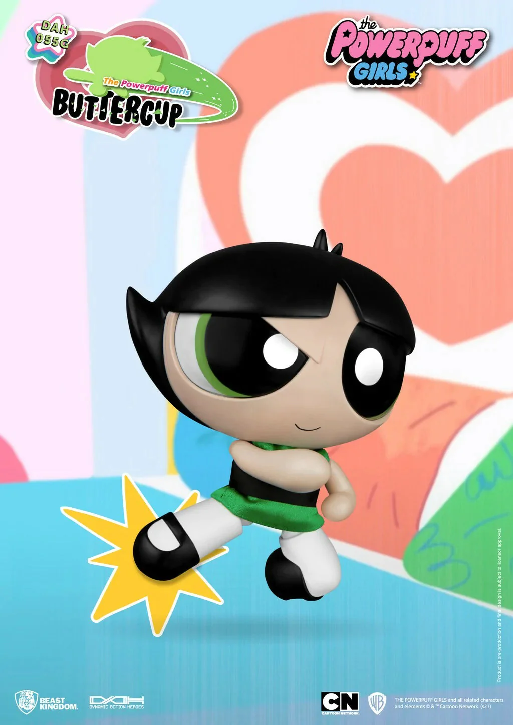 Powerpuff Girls Buttercup Dynamic Action Heroes Action Figure by Beast Kingdom - Image 4