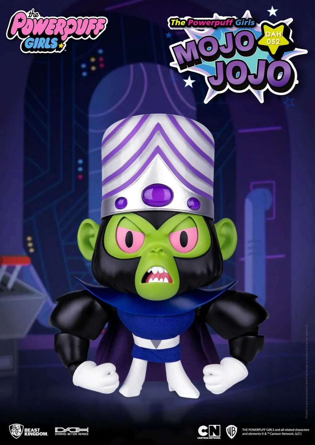 Powerpuff Girls Mojo Jojo Dynamic Action Heroes Action Figure by Beast Kingdom - Image 2