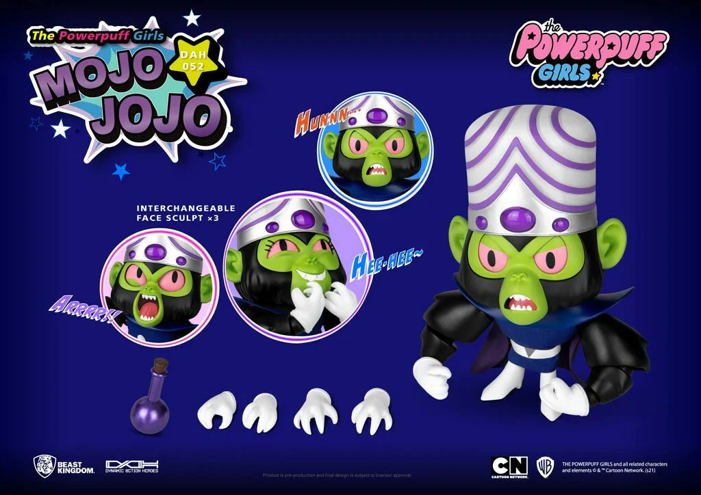 Powerpuff Girls Mojo Jojo Dynamic Action Heroes Action Figure by Beast Kingdom - Image 4