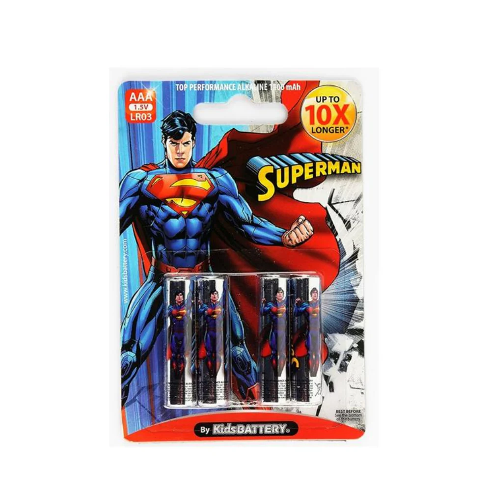 Superman 4 x AAA/LR03 Alkaline