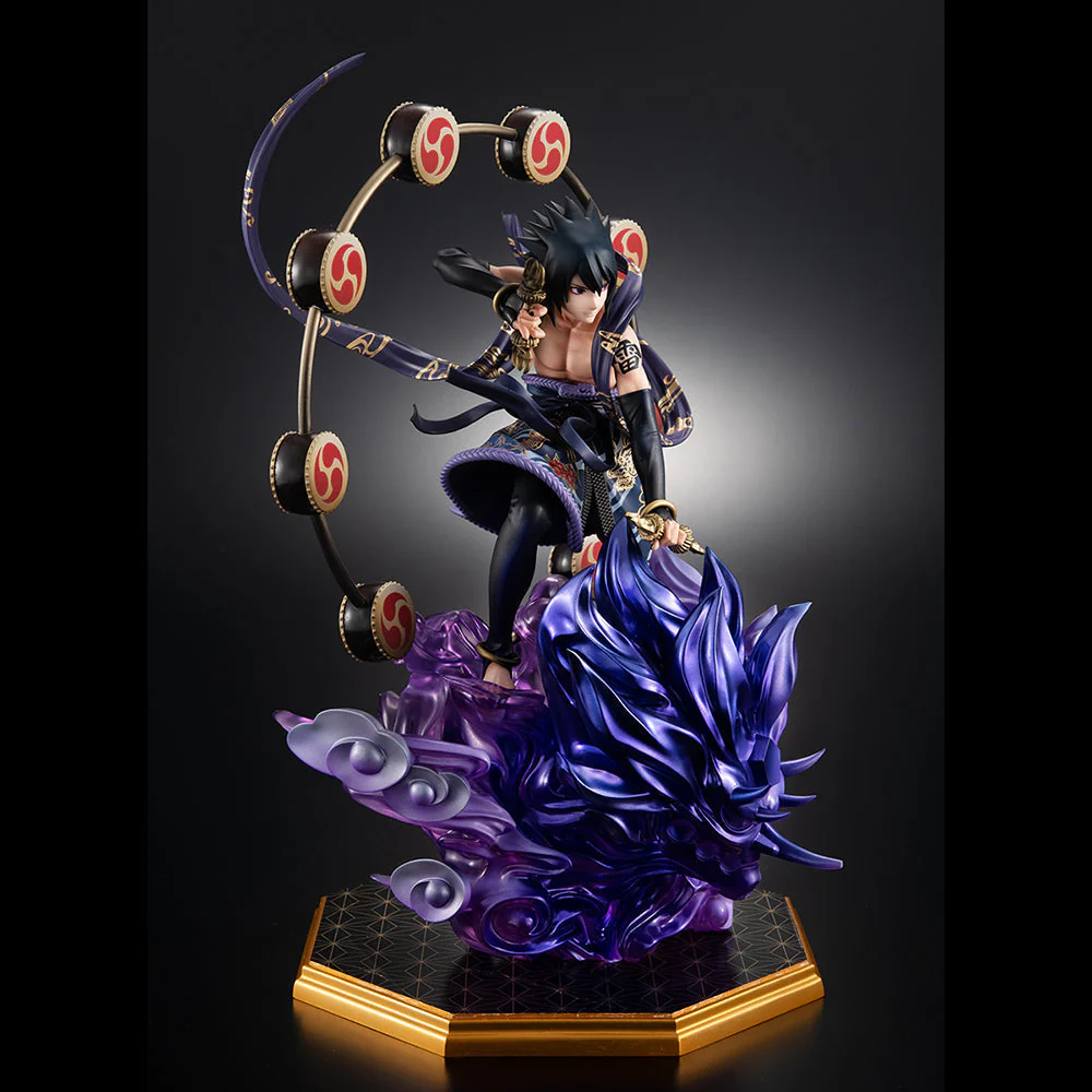 NARUTO-Shippuden-Sasuke Uchiha Thunder God Precious G.E.M.series Figure By MegaHouse - Image 2