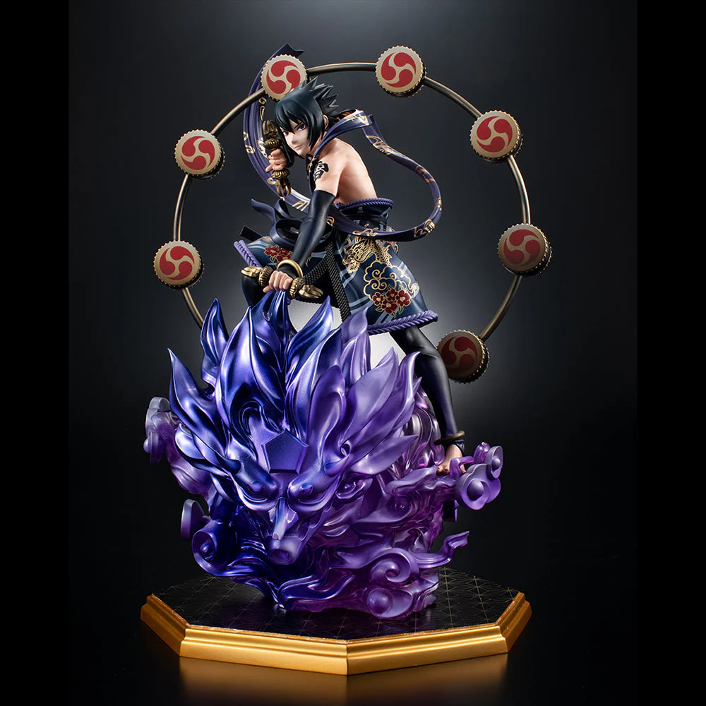 NARUTO-Shippuden-Sasuke Uchiha Thunder God Precious G.E.M.series Figure By MegaHouse - Image 3
