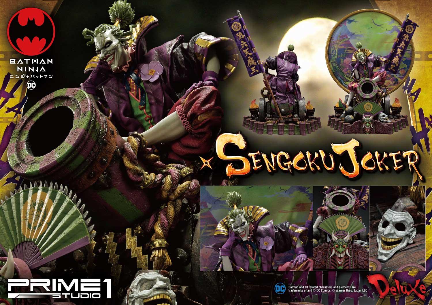 Premium Masterline Batman Ninja Sengoku Joker Deluxe Version 1/4 scale By Prime 1 Statue - Image 5