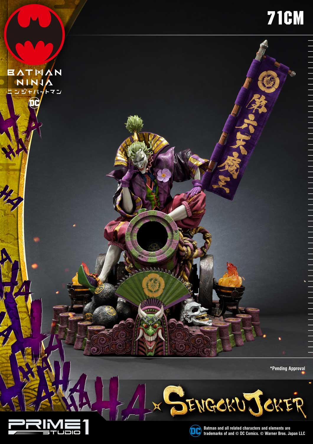 Premium Masterline Batman Ninja Sengoku Joker Deluxe Version 1/4 scale By Prime 1 Statue - Image 7