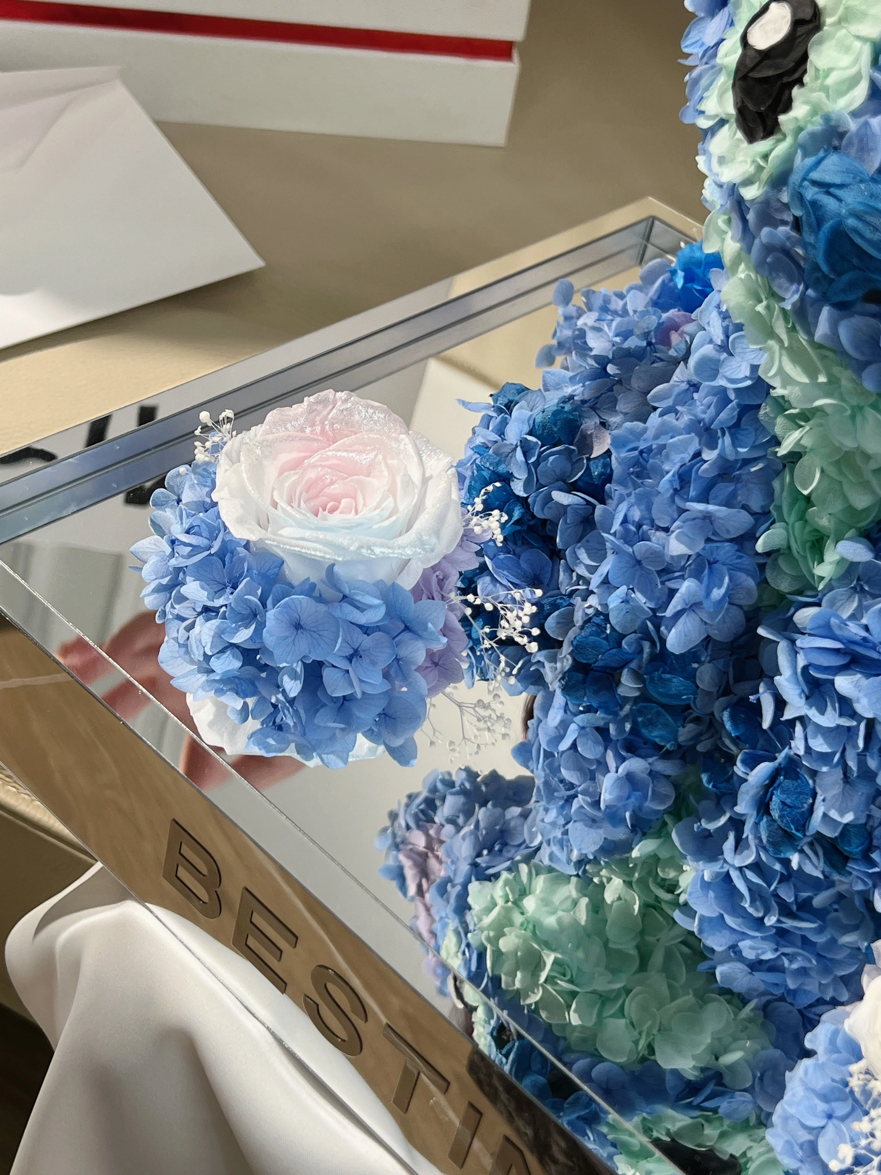 Disney Preserved Flower Hydrangea Stitch Gifts By Betine - Image 3