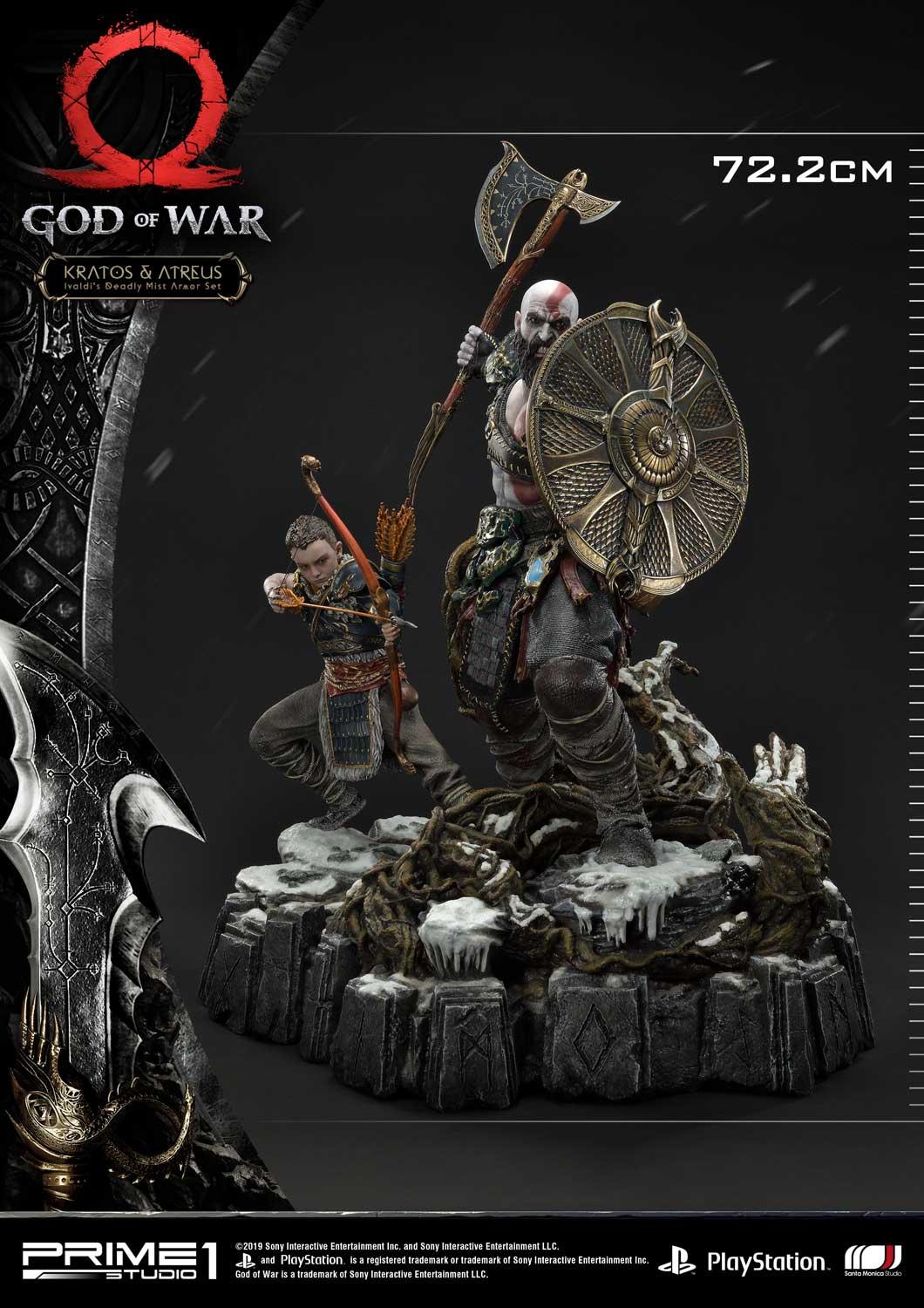 God Of War Kratos & Atreus Statue By Prime 1 Studio - Image 2