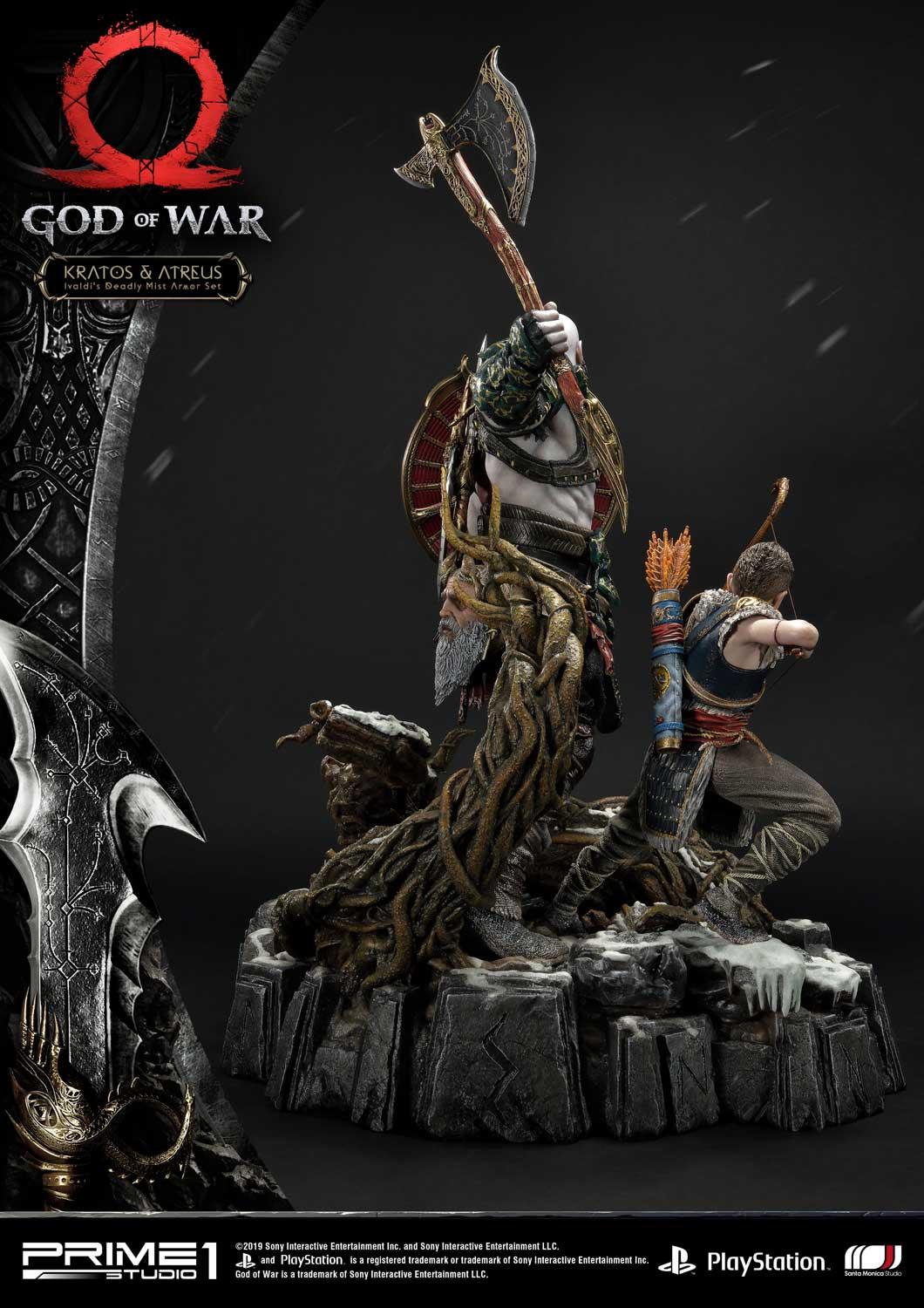 God Of War Kratos & Atreus Statue By Prime 1 Studio - Image 4