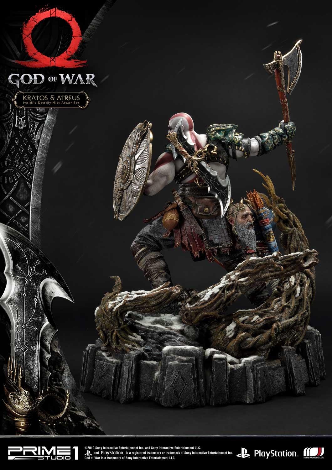 God Of War Kratos & Atreus Statue By Prime 1 Studio - Image 5