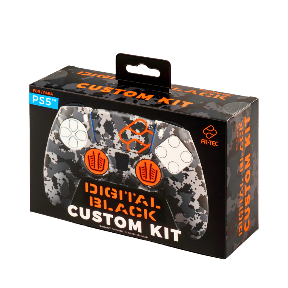 PS5 Custom Kit Camo Digital Black