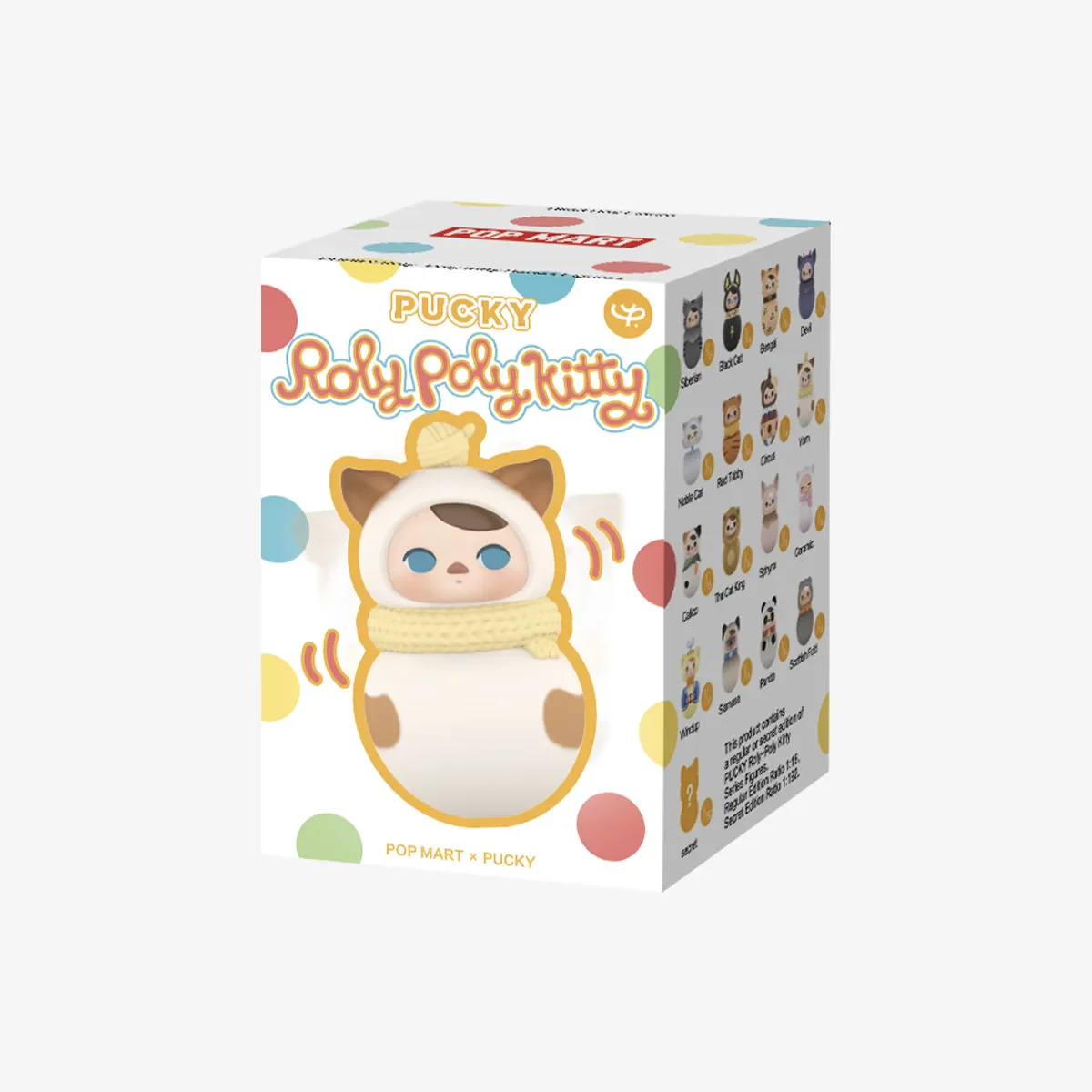 Pucky Roly-Poly Kitty Series Figures Blind Box By Pop Mart - Image 2