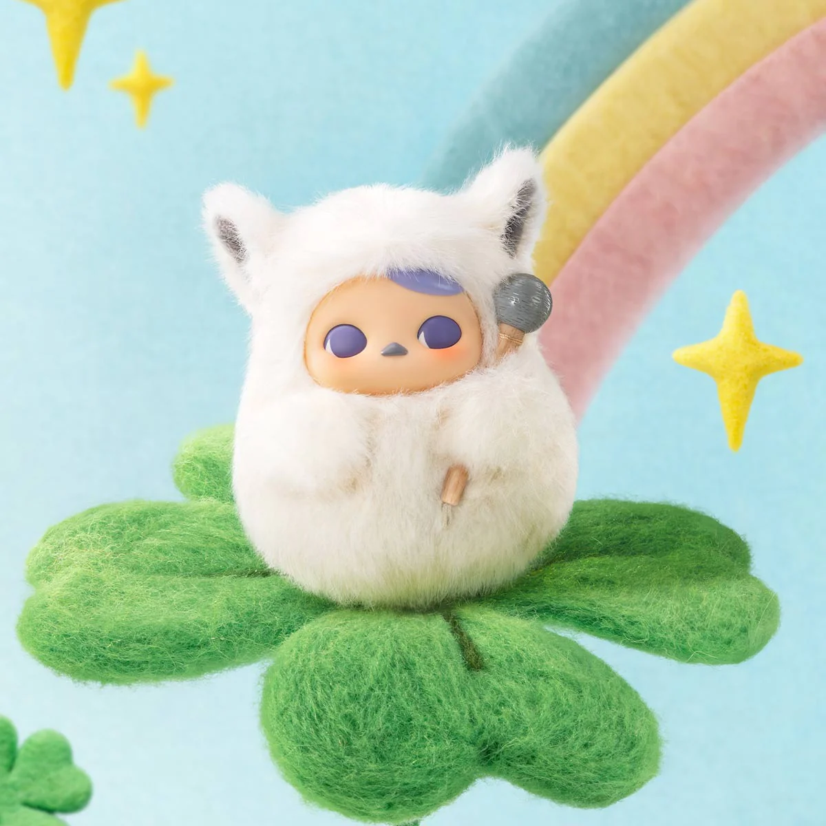 Pucky Tap Tap Babies Series Vinyl Plush Pendant Blind Box Blind Box By Pop Mart - Image 4