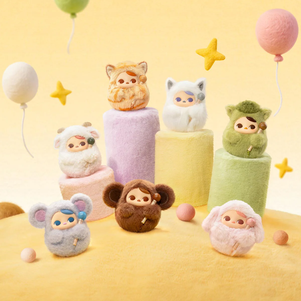 Pucky Tap Tap Babies Series Vinyl Plush Pendant Blind Box Blind Box By Pop Mart - Image 7