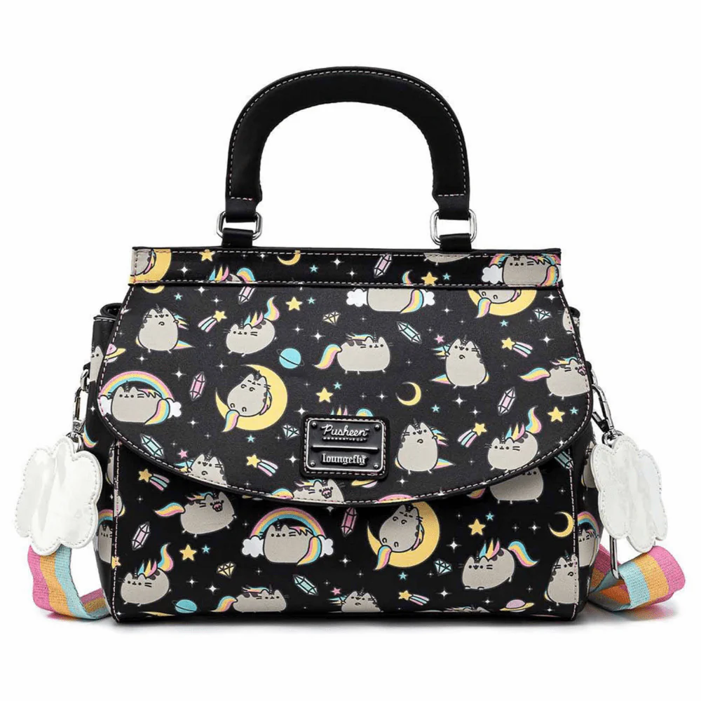 PUSHEEN RAINBOW UNICORN CROSS BODY BAG