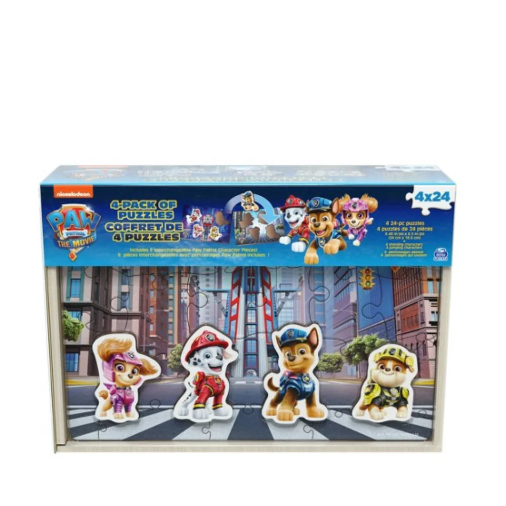 Paw Patrol The Movie Kids' Wooden Puzzle Set