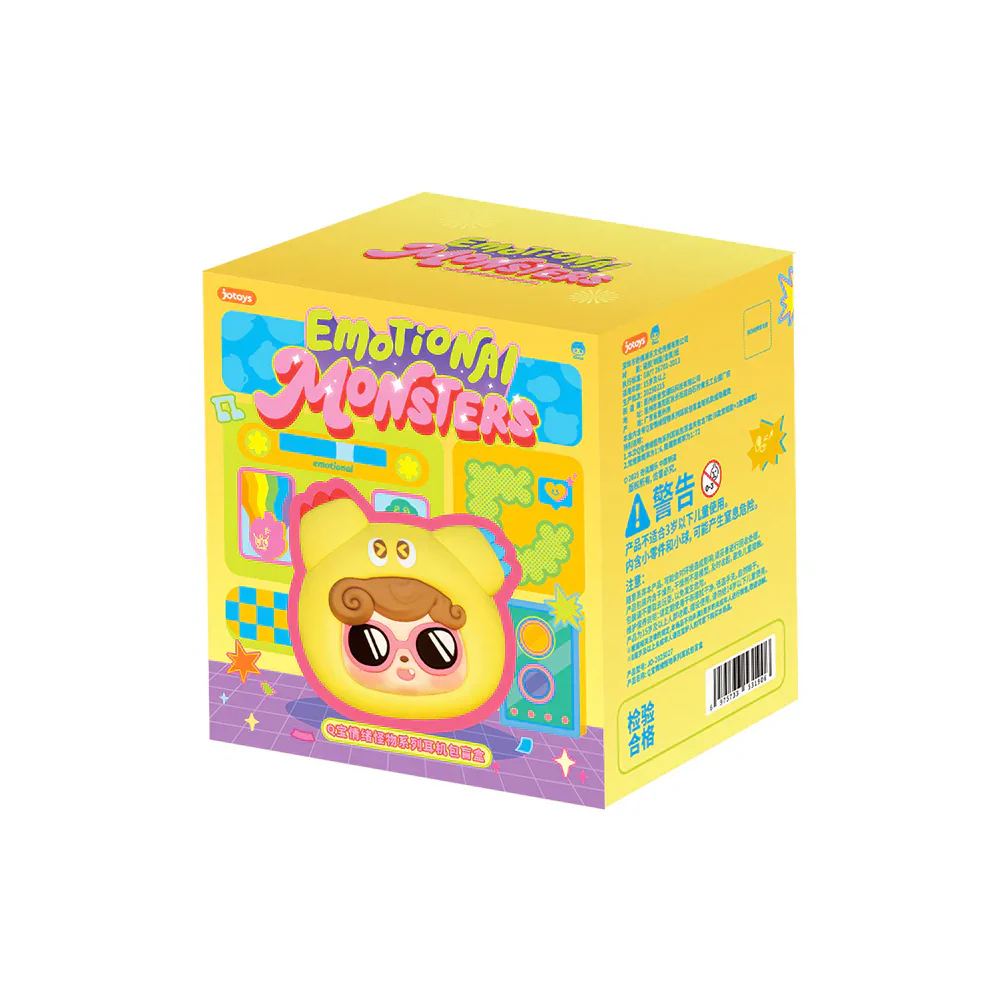 Q.Kid Emotional Hairy Monsters Series Earphone Bag - Plush Pendant By Jotoys (1pc Random)