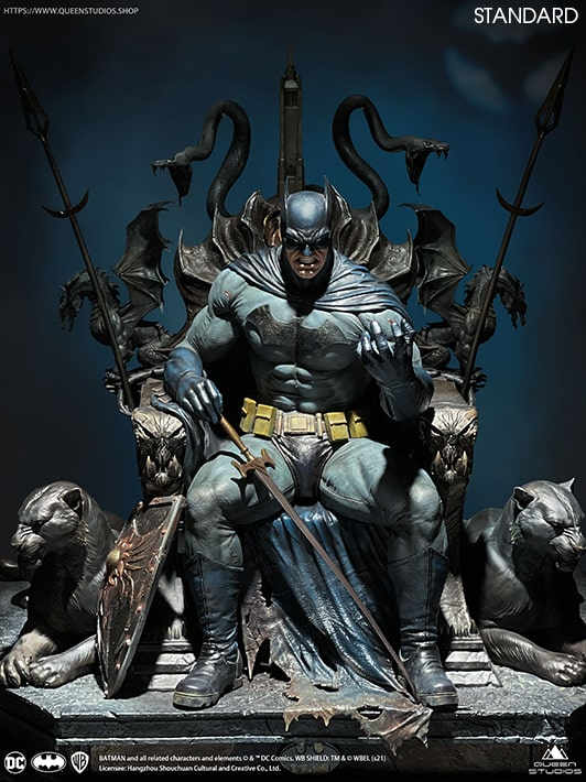 Batman on Throne 1:4 Scale Statue by Queen Studios - Image 2