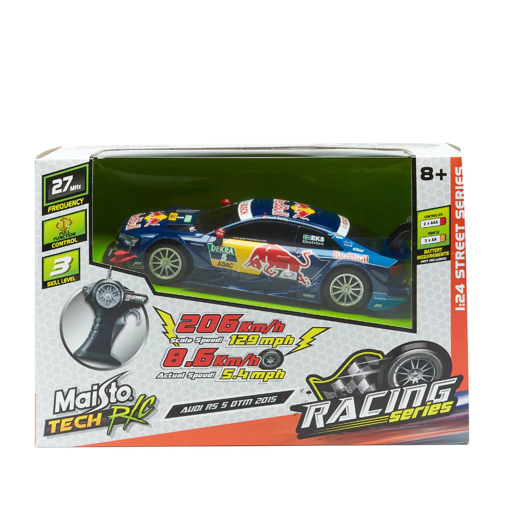 Audi RS5 DTM 2015 Red Bull 1/24 Scale Remote Control Race Car