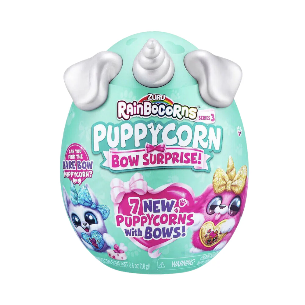 Rainbocorns PuppyCorn Bow Surprise Series 3 Blind Box by Zuru