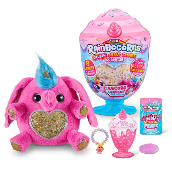 Rainbocorns Talkin' Jelly Shake Surprise Electronic Plush by ZURU - Image 3