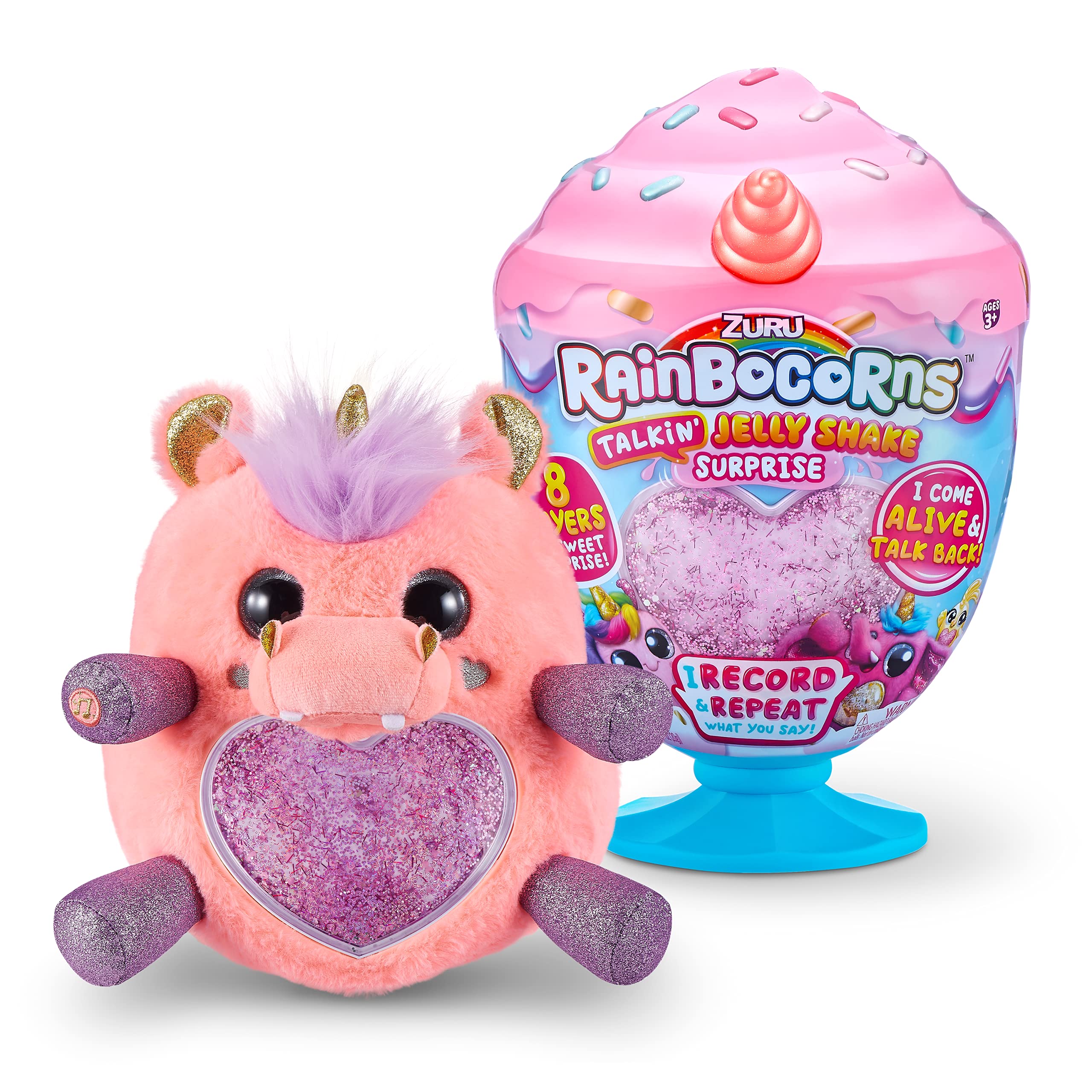 Rainbocorns Talkin' Jelly Shake Surprise Electronic Plush by ZURU - Image 6