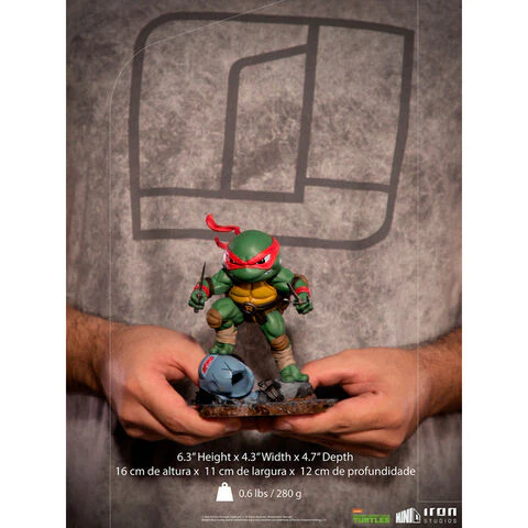 Teen Mutant Ninja Turtles Raphael Minico Statue by Iron Studios - Image 2
