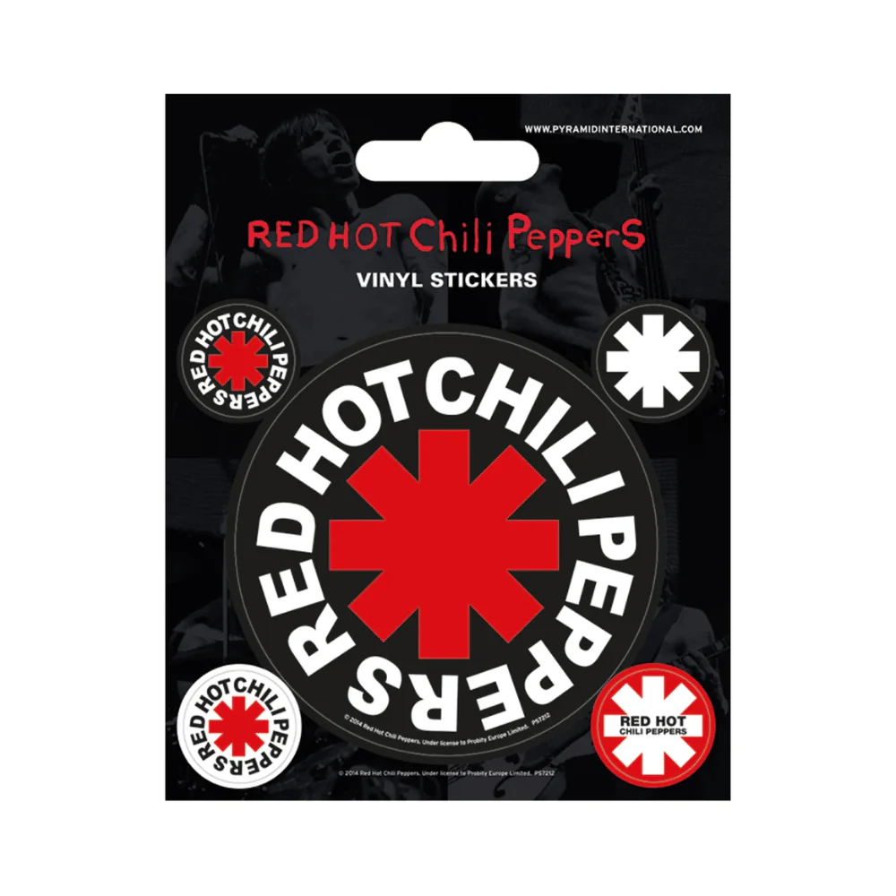 RED HOT CHILI PEPPERS - STAR OF AFFINITY (STICKER PACKS) By PYRAMID