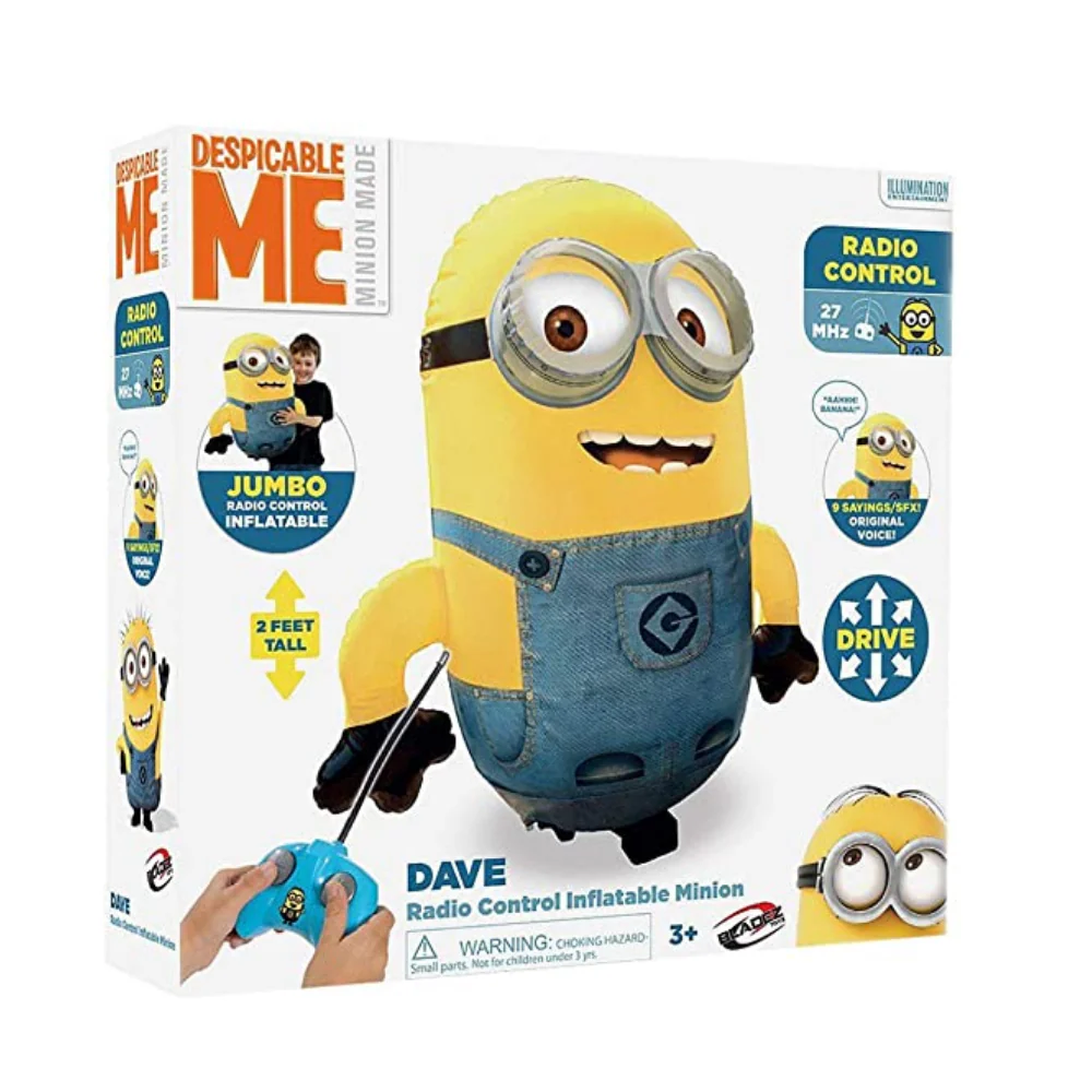 Despicable Me Remote Controlled Inflatable Minion with Sound - Dave