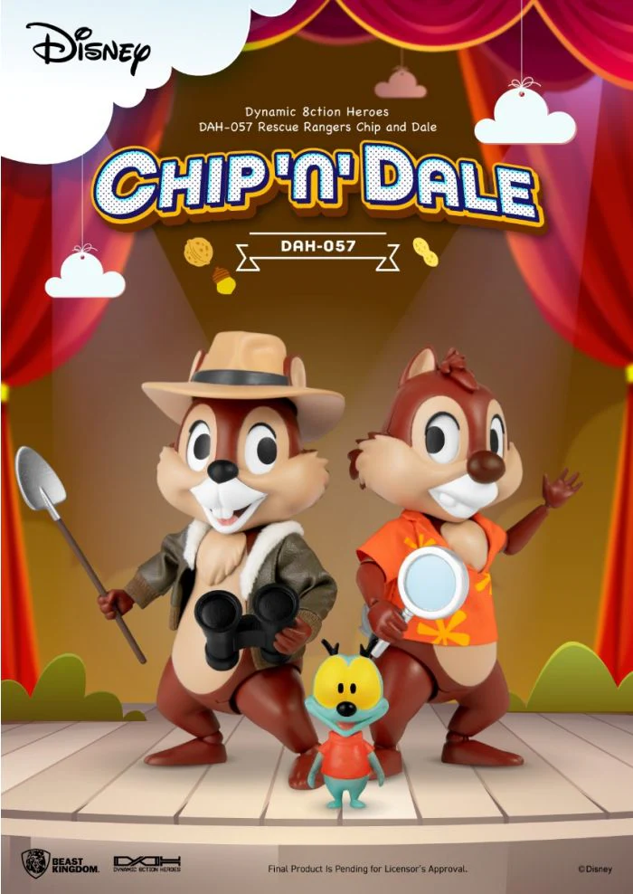 Chip and Dale Rescue Rangers ACTION HEROES ACTION FIGURE BY BEAST KINGDOM (DAH-057) - Image 2