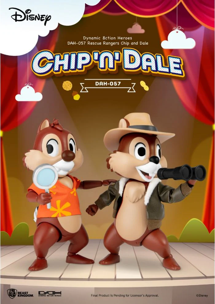 Chip and Dale Rescue Rangers ACTION HEROES ACTION FIGURE BY BEAST KINGDOM (DAH-057) - Image 3