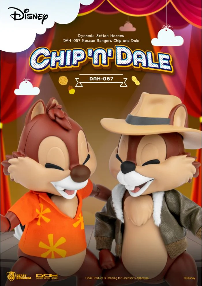 Chip and Dale Rescue Rangers ACTION HEROES ACTION FIGURE BY BEAST KINGDOM (DAH-057) - Image 4