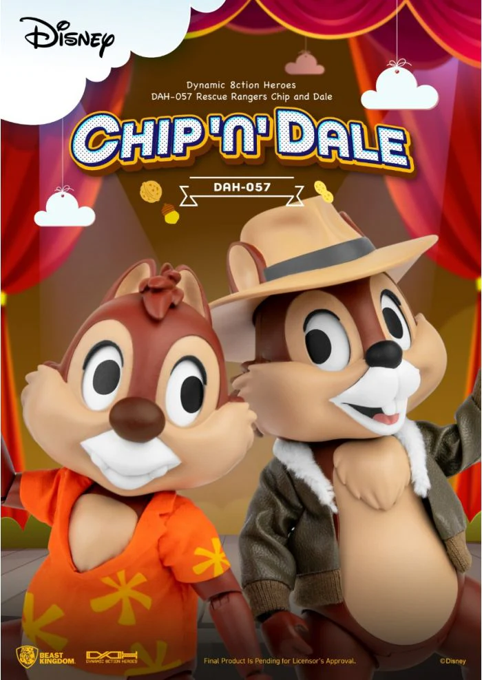 Chip and Dale Rescue Rangers ACTION HEROES ACTION FIGURE BY BEAST KINGDOM (DAH-057) - Image 5