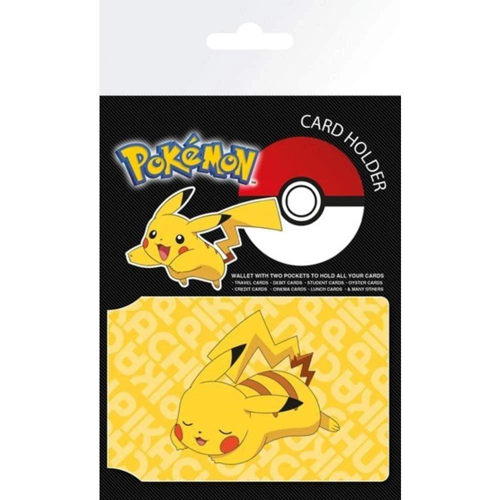 Resting Pikachu Card Holder
