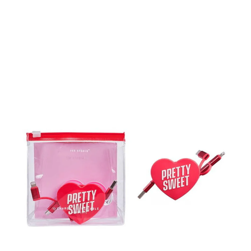 Retractable Cable Tidy Heart