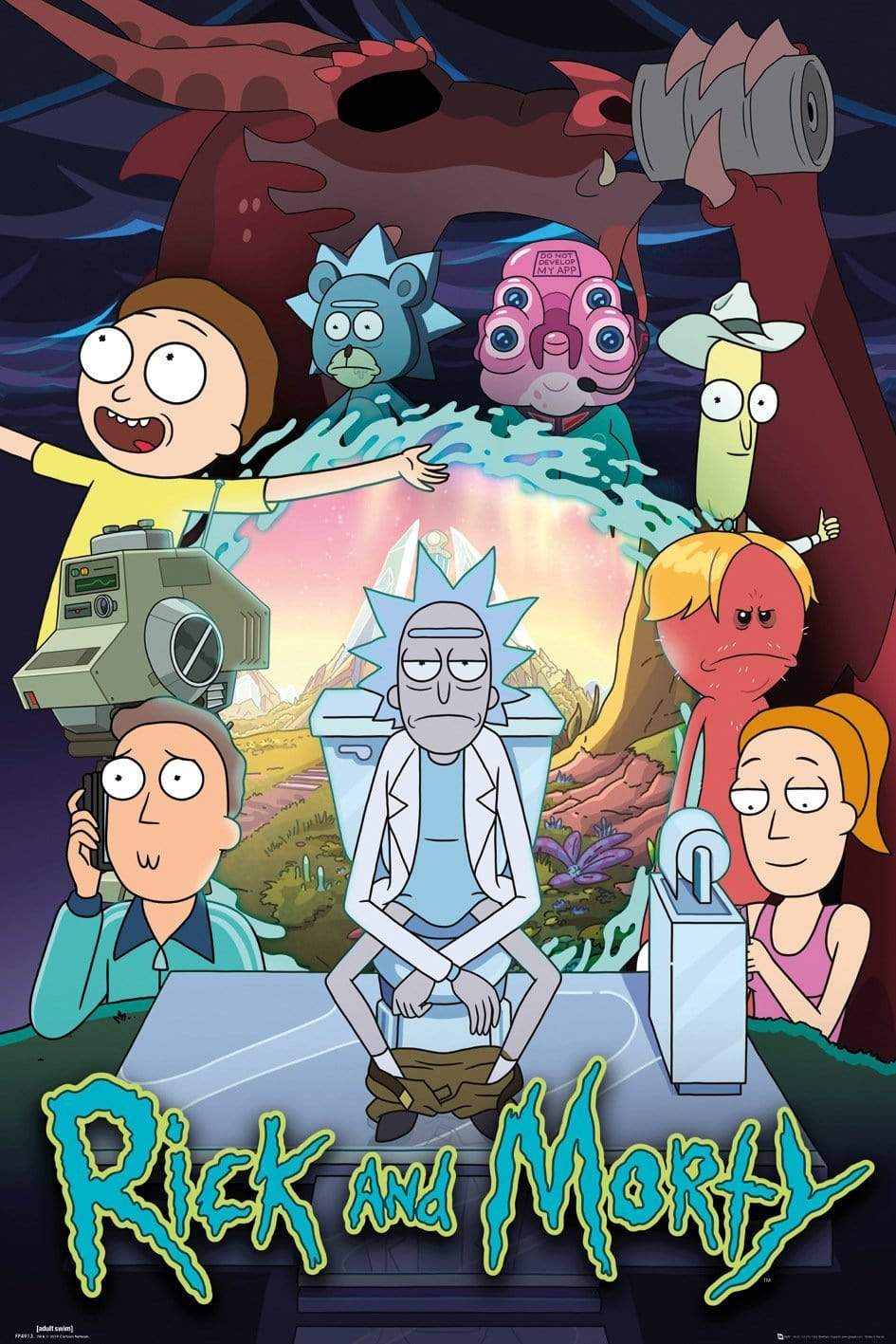 RICK & MORTY Season 4 - Poster