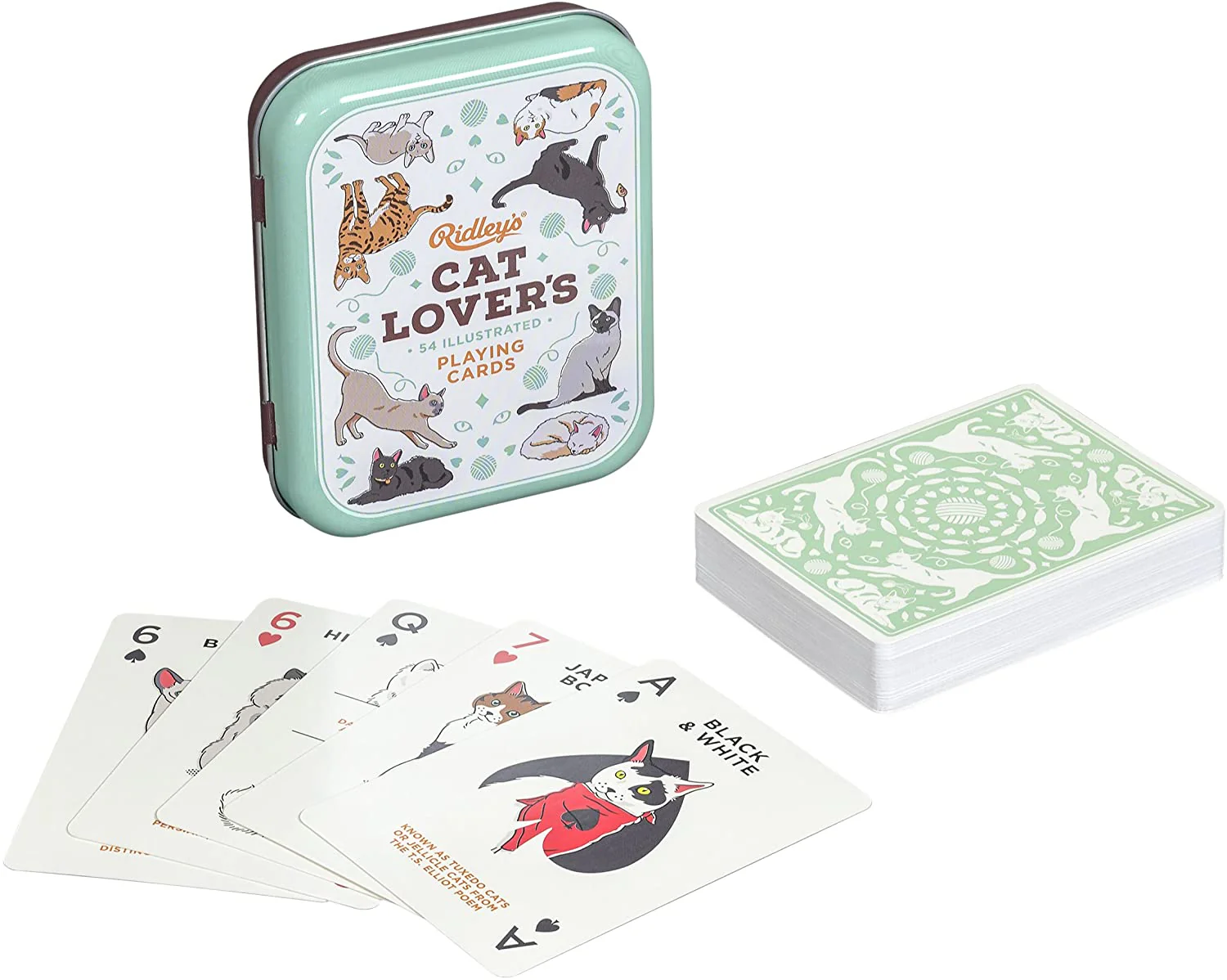Ridley's | Cat Lovers Playing Cards | Hand Illustrated Cards