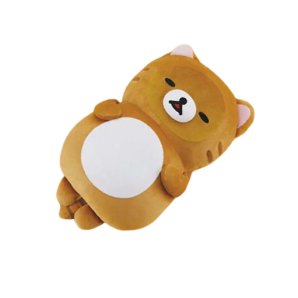 Rilakkuma Relaxing Cat Mochimochi Manpuku Pillow Plush