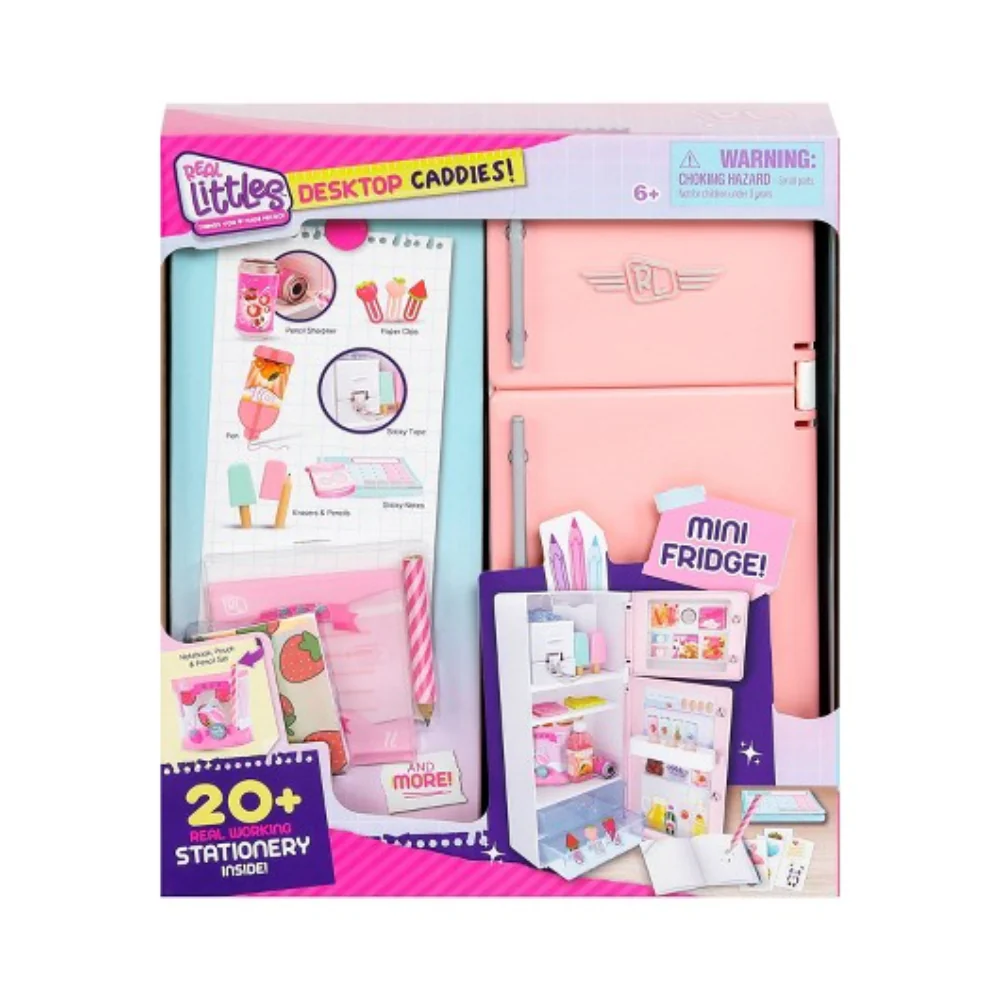 Real Littles Desktop Caddies - Mini Fridge By Moose Toys