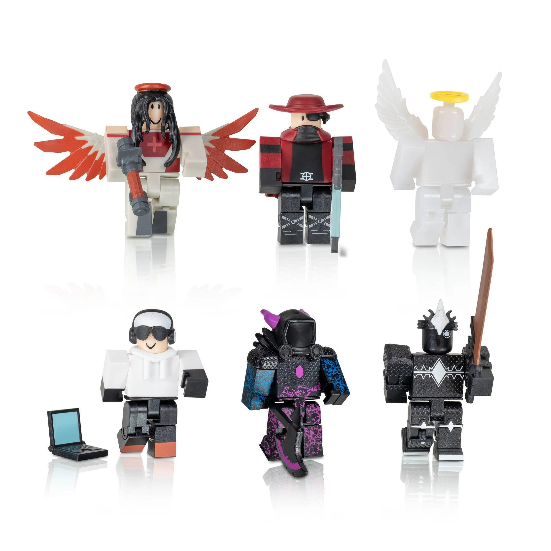 Roblox Action Collection - Tower Defense Simulator: Cyber City Six Figure Pack (Includes Exclusive Virtual Item) - Image 2