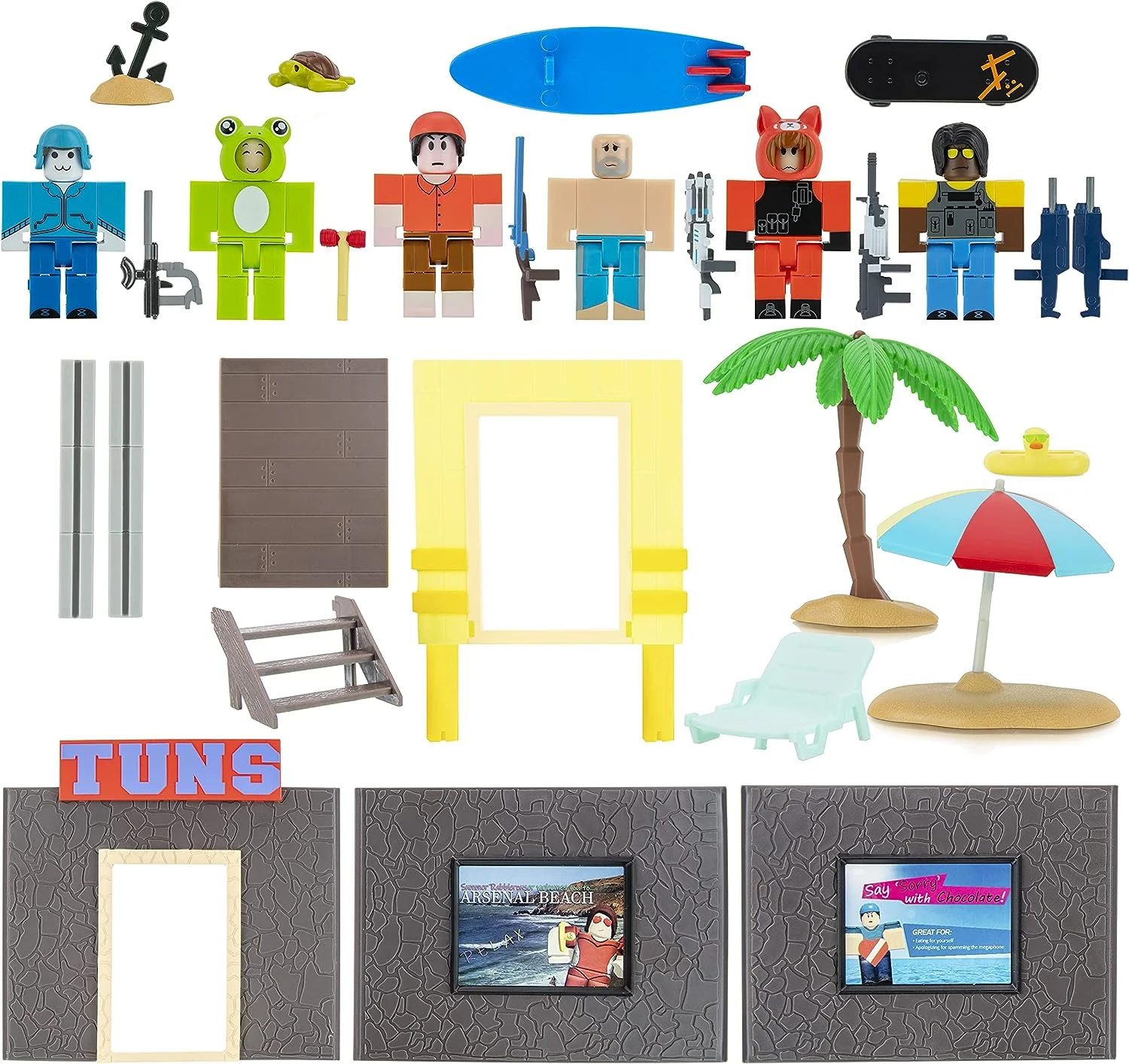 Roblox Action Collection - Arsenal: Operation Beach Day Deluxe Playset - Image 4